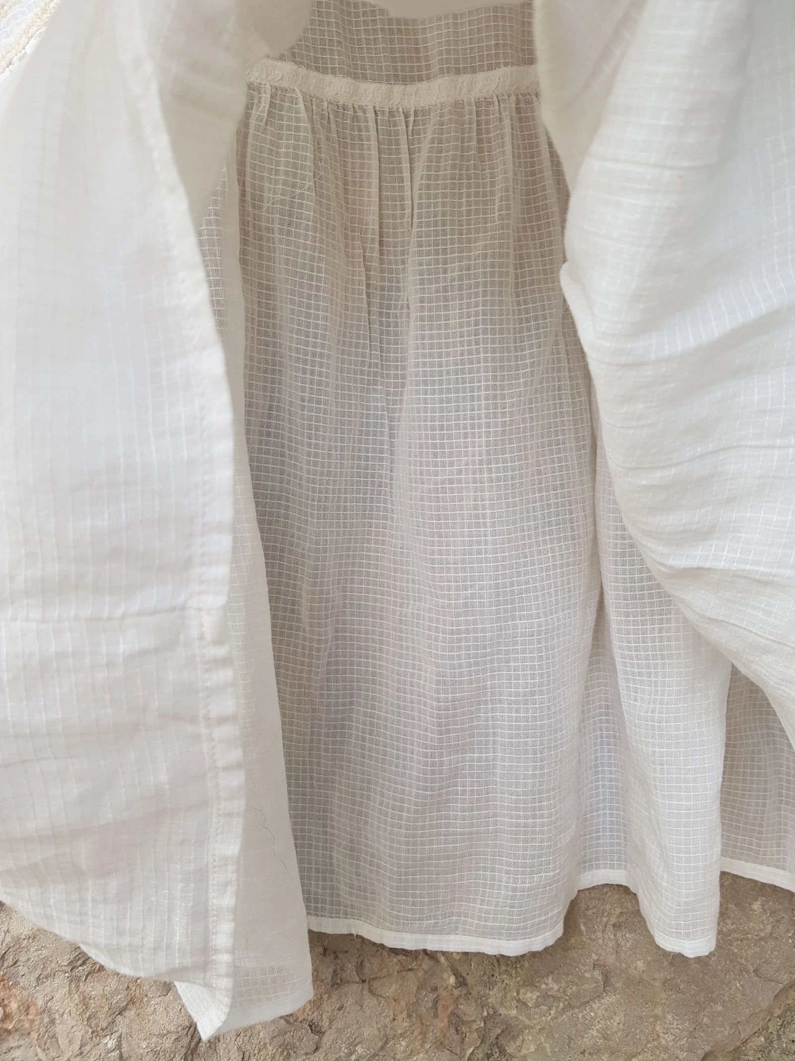 Camisa bordada romântica boho algodão Etam P – photo 9